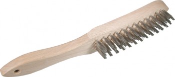 Ščetka žična ročna jeklena ravna železo