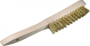 Ščetka žična ročna jeklena ravna železo