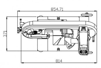 Tračna žaga za kovino BS 125 Mini