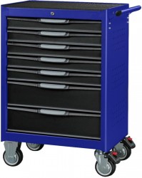 Voziček za orodje s 7 predalniki - s 212 delnim setom orodja