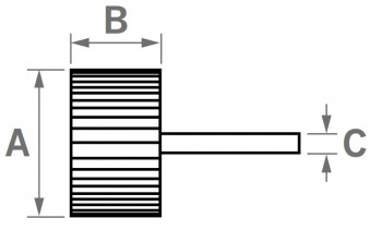 Polirni kolut pahljačasti koprena