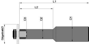 Držalo za žagin list