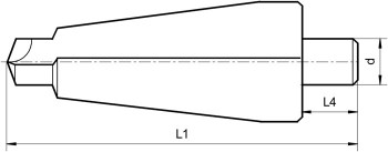 Sveder stožčasti HSS-E TiN SET - 3 delni