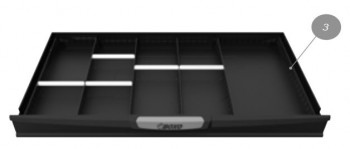 Držala za predalne delilnike