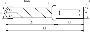 Držalo svedra s cilindrično glavo Φ 11,5-12,8 mm
