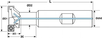 Držalo rezkarja za izdelavo T-rež za SP.T