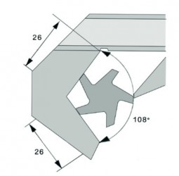 Merilo pomično digitalno 5-točkovno za merjenje in kontrolo 2-40 mm