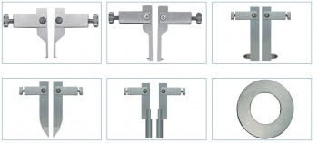 Merilo pomično digitalno univerzalno, funkcija PRESET, komplet 7 kos