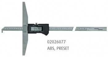 Merilo pomično globinsko digitalno s kljuko DIN 862