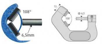Mikrometer analogni zunanji 5-točkovni