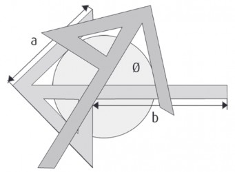 Kotnik precizni centrirni iz orodnega jekla