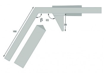 Šablona digitalna za natančno merjenje spiralnih svedrov