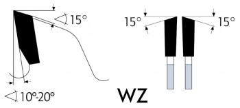 List krožne žage karbidni zob za laminat