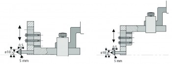 Označevalna in centrirna konica za višinske zarisovalnike