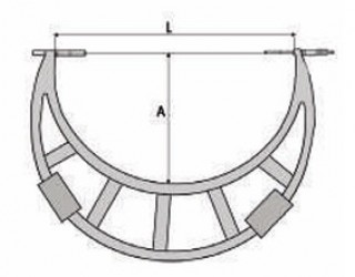 Mikrometer analogni zunanji z velikim merilnim obročem, korak vretena 1,0 mm